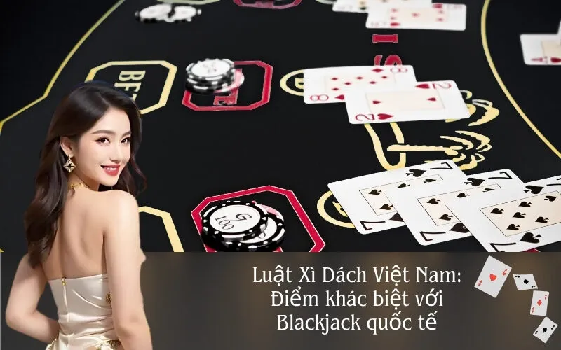 Luật Xì Dách Việt Nam: Điểm khác biệt với Blackjack quốc tế